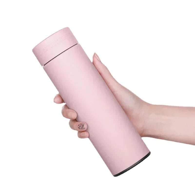 Garrafa Térmica Inox 500ml com Display de Temperatura