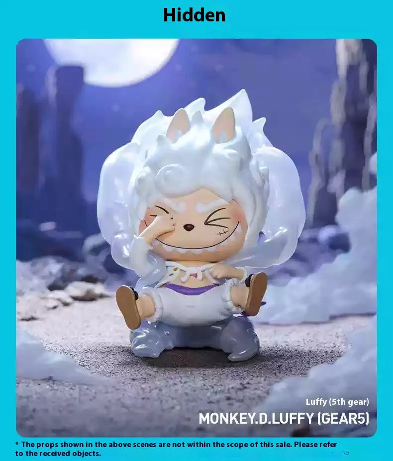 Mini Caixa Surpresa LABUBU × One Piece – Edição Especial Popmart