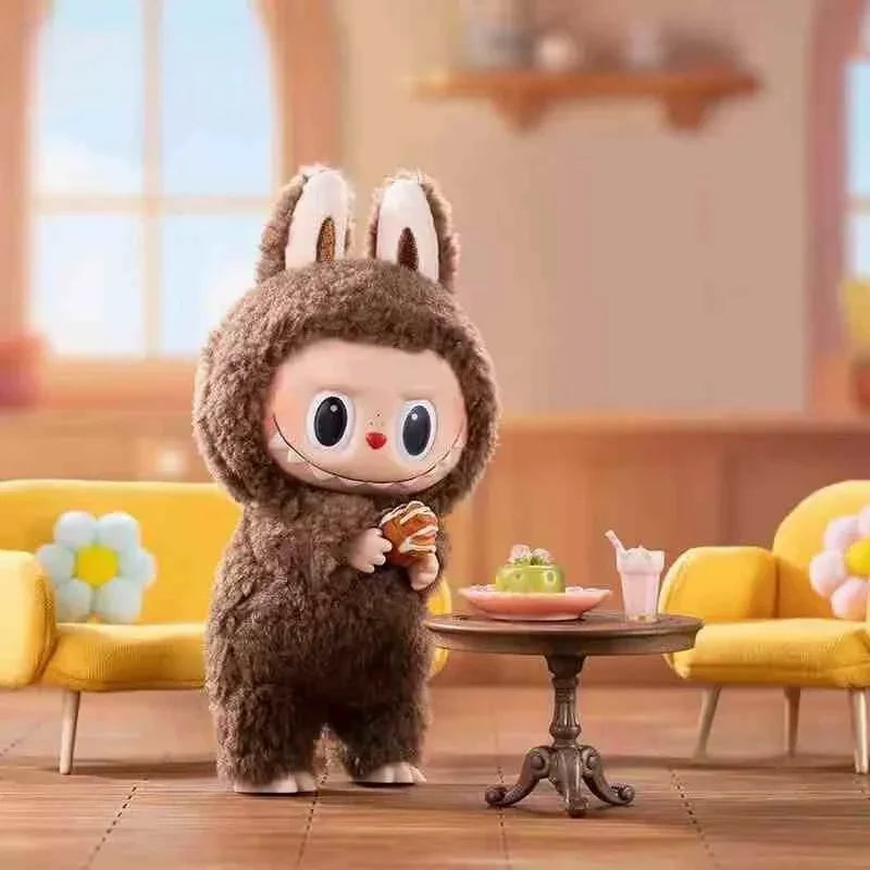 Boneco Labubu Macaron Sentado