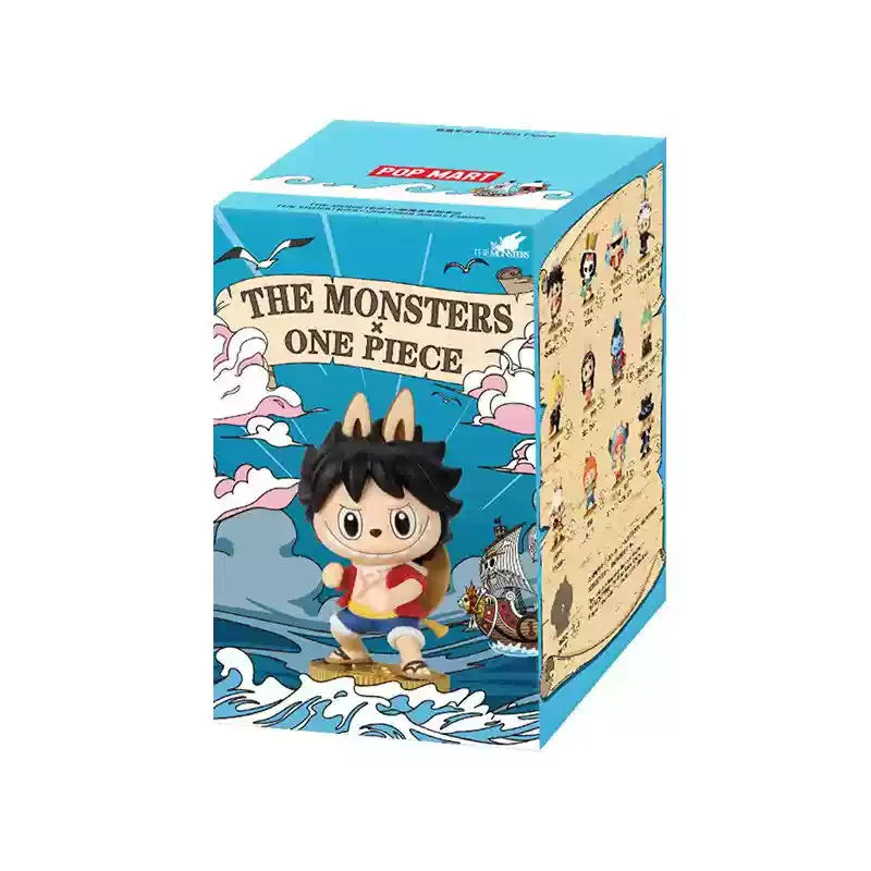 Mini Caixa Surpresa LABUBU × One Piece – Edição Especial Popmart