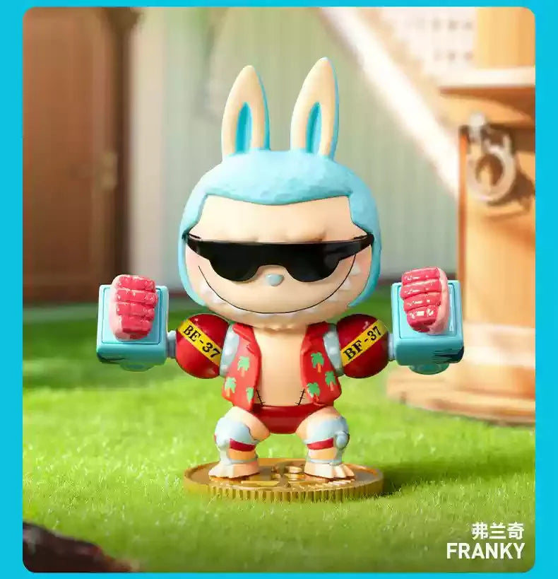 Mini Caixa Surpresa LABUBU × One Piece – Edição Especial Popmart