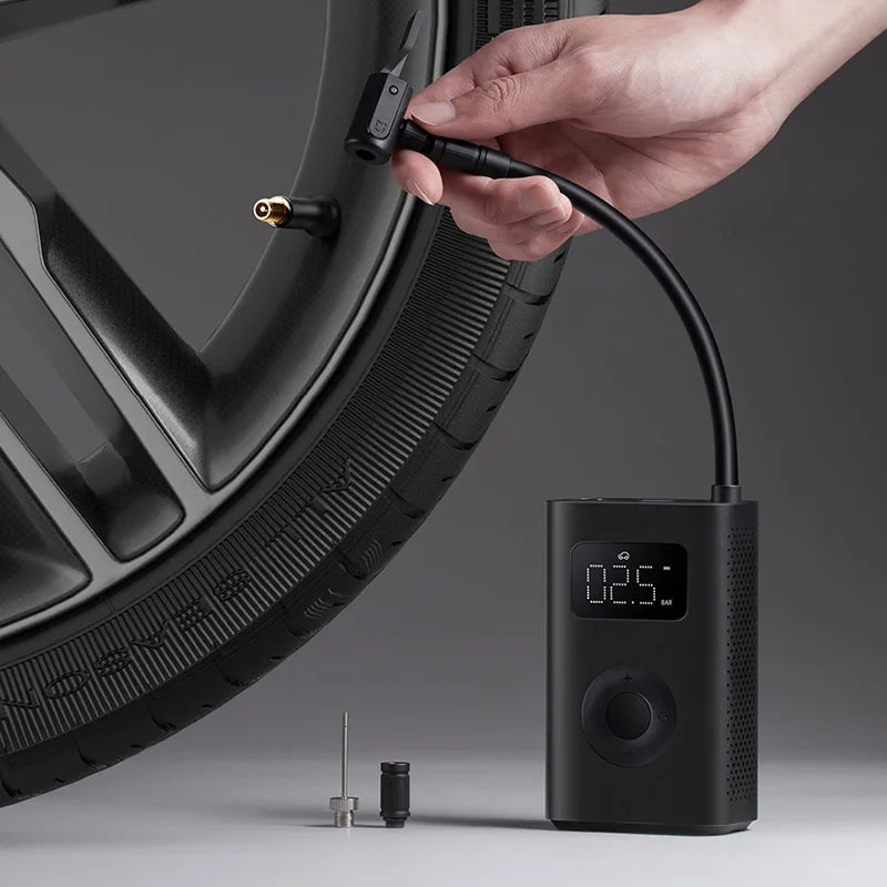 létrica Xiaomi Mijia Air Pump 2 – Portátil 150 PSI com LED e Entrada Type-C