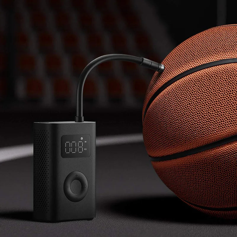 létrica Xiaomi Mijia Air Pump 2 – Portátil 150 PSI com LED e Entrada Type-C