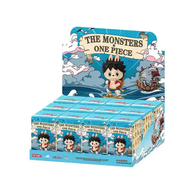 Mini Caixa Surpresa LABUBU × One Piece – Edição Especial Popmart