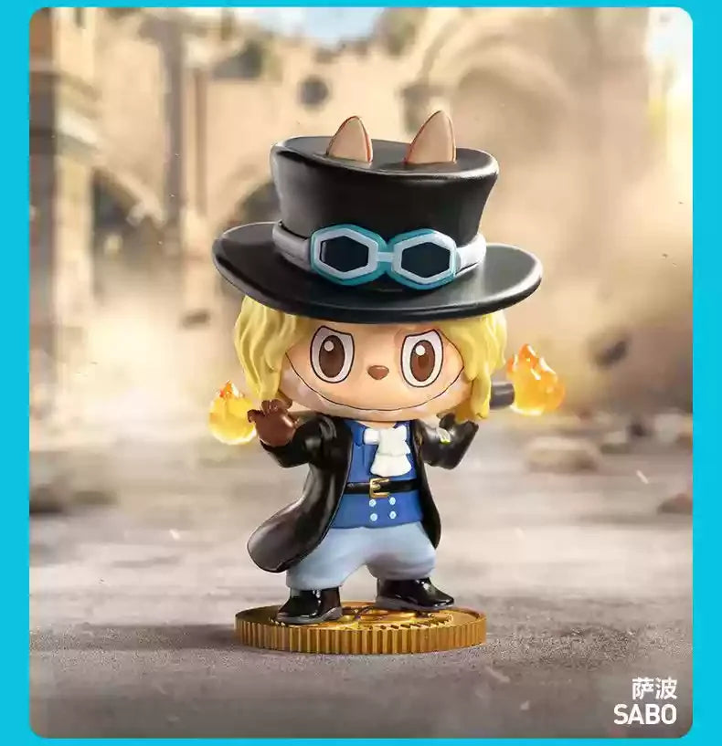 Mini Caixa Surpresa LABUBU × One Piece – Edição Especial Popmart