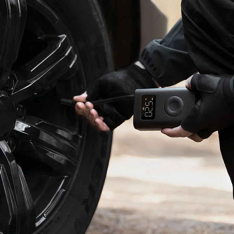 létrica Xiaomi Mijia Air Pump 2 – Portátil 150 PSI com LED e Entrada Type-C